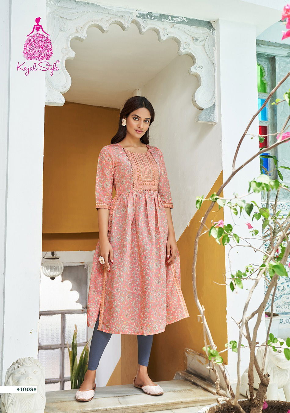 Kesariya Vol 1 By Kajal Style Nayra Cut Kurtis Catalog

